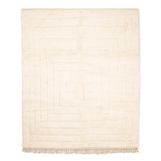 Luxurious Moroccan Beni Ourain Handmade Rug