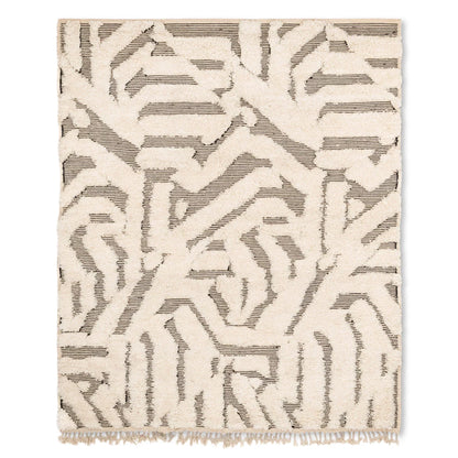 Luxurious Moroccan Beni Ourain Handmade Rug